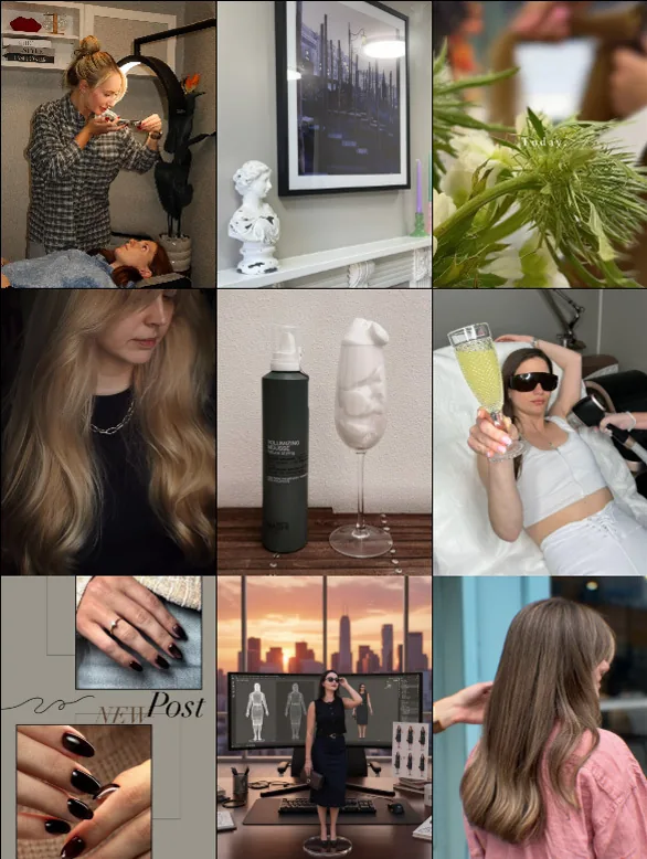 Пример оформления — салон красоты