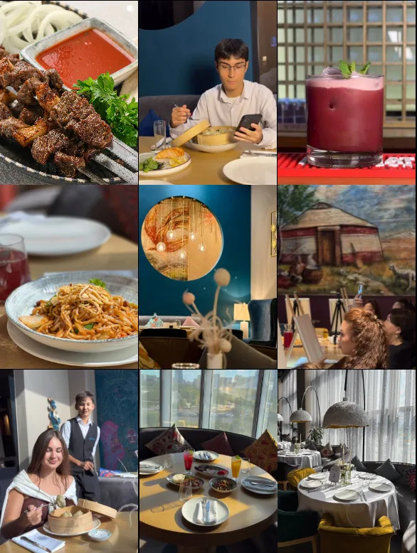 Пример оформления — кафе