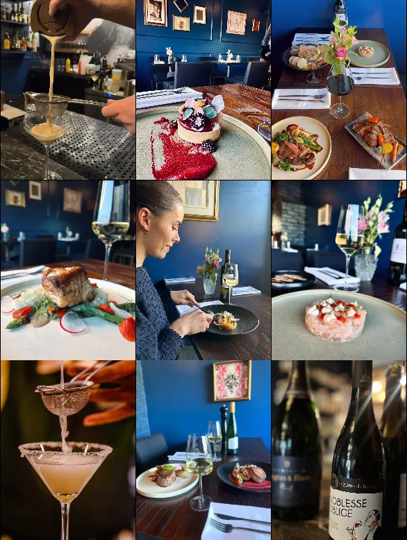 Пример оформления — ресторан